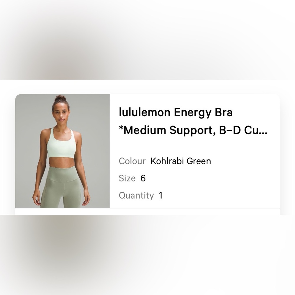 Lululemon energy bra